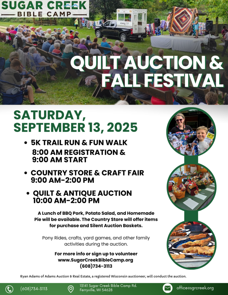 Copy of Quilt Auction 25 Flyer