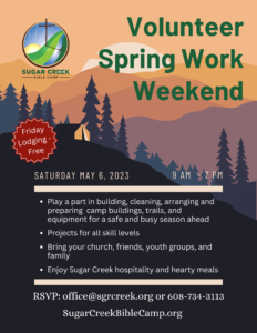 Spring Work Weekend